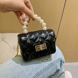 러블리백 체인 탈부착 구슬스트랩 미니 크로스백