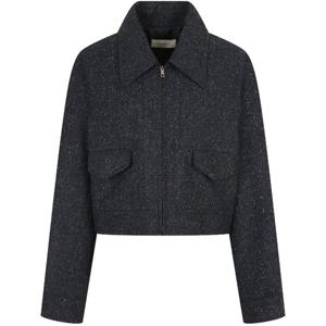 [JJ지고트]멀티 믹스 울 크롭 재킷 GNAA0JKJ2