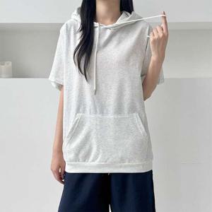 보메론 베이직 후드 반팔티 SD-250614