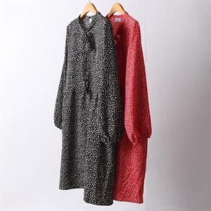 [강물처럼]빅사이즈사랑해요 I366L203 플라워패턴미디원피스 DL