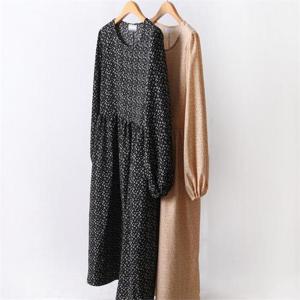 [강물처럼]빅사이즈사랑해요 I365L203 플라워셔링롱원피스 DL (8