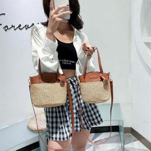 여자가방 토트크로스백 라탄짜임 여름가방 투웨이백
