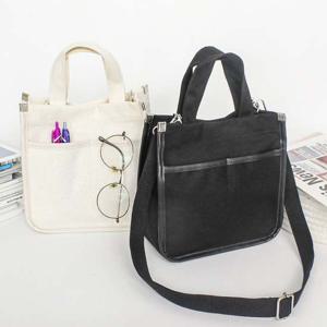 미콘 22219 국산 캔버스 미니 에코백 크로스백