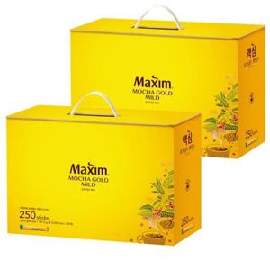믹스커피 맥심 모카골드 선물세트 1000T (250Tx4박스)