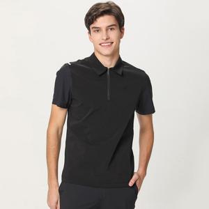 [홀릭앤플레이] (남성)앞판 우븐 패치 티셔츠_HF2MTS006