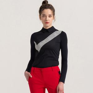 [홀릭앤플레이] (여성)브이 포인트 쿨스킨 카라 티셔츠_HB2WTS001