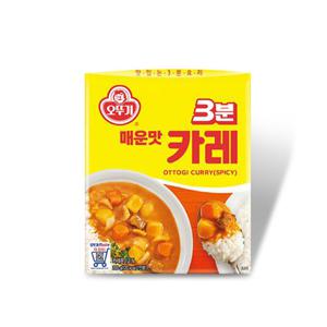 [오뚜기] 3분 카레 매운맛 200g x 24개
