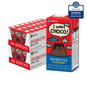 연세우유 멸균우유 마카다미아 초코우유 48팩