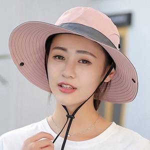 라이트 여성 등산모자 사파리모자 버킷햇 여름 벙거지 밀짚모자