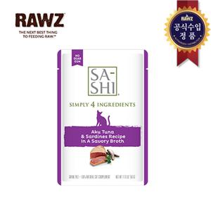 로우즈 고양이파우치간식 사시-참치& 정어리