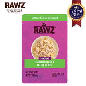 로우즈 고양이파우치 슈레디드-치킨가슴살& 치즈