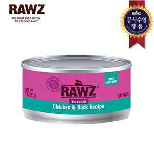 로우즈 고양이슈레디드 캔-치킨&오리85g