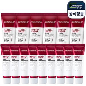 동국제약 센텔리안24 마데카크림 액티브 스킨 포뮬러 스페셜 구성(50mlX6개+15mlX9개) 미백주름 피부탄력 진정 항산화 콜라겐 흡수 광채 리프팅 기미 병풀 TECA 안티에이징