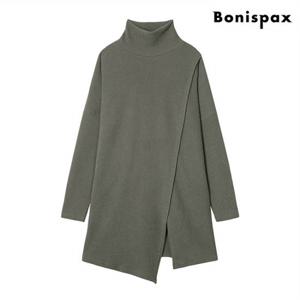 [보니스팍스]루즈핏 반폴라 티셔츠 (XO4LW012L0)