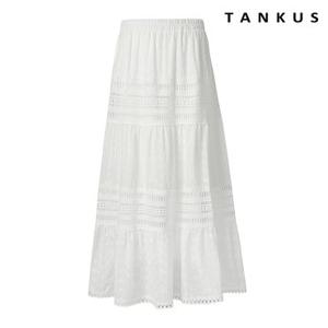 택가 69,000원 [탱커스]레이스 밴딩 롱 스커트 (TX2SK015L0)