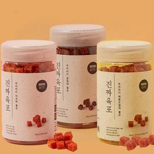 진짜육포 미니바이트 180g (한우/연어/닭가슴살)