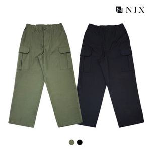 [NIX]유니)립스탑 밴딩 카고 와이드팬츠(FNRSCNW772M)
