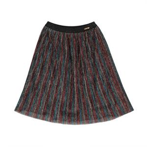 [게스키즈] 메탈릭 플리츠 스커트 (G17KAS020-T)