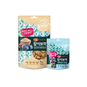 [하림펫푸드] 밥이보약 DOG 밥이보약 건강볼 면역+건강쿠키 면역 세트