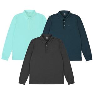 [콜핑]LD08 남자 봄 하이쿨 시원한 긴팔카라등산티 KVT0483M