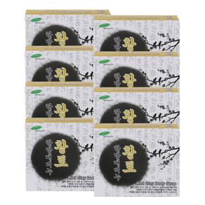 (8개)한방 때비누 황토 110g /목욕 세신 한방비누 각질제거