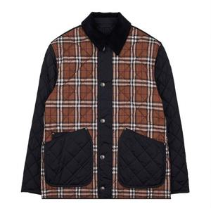 [버버리] 빈티지 체크 퀼팅 자켓 8070391 M WEAVERVALE CHK A901