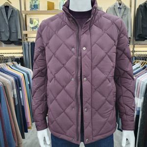 [크로커다일남성]가을겨울 신상 아가일 구스다운점퍼CDAA9MJ9822