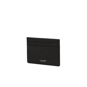 [질스튜어트] 블랙 가죽 로고 2단 카드지갑 JUHO4E147BK