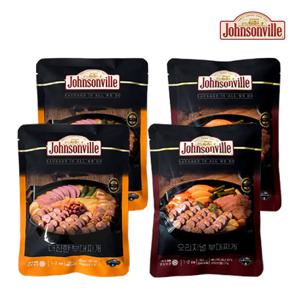 (유튜브)쟌슨빌 부대찌개 500g 2종 4팩 라면사리 2팩