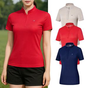 콜핑 여성 여름 하이쿨 집업 반팔 티셔츠