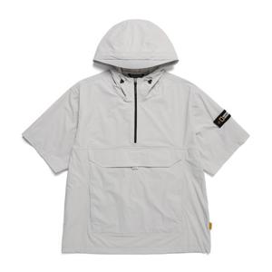 내셔널지오그래픽 N242UFT941 데일리 경량 우븐 스트레치 반팔 아노락 ICE GREY