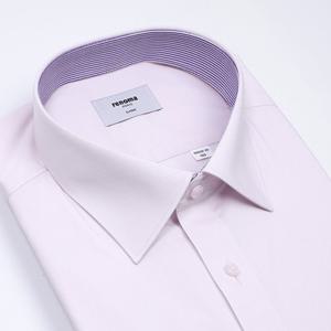 [레노마 일반핏] ROSSG0-002PK 구김적고 신축성이 우수한 스트레치 트윌스판 솔리드 셔츠[카라배색]