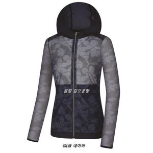 [콜핑]LD08 여성 여름 후드일체형 전체메쉬 집업자켓 KVJ6372W