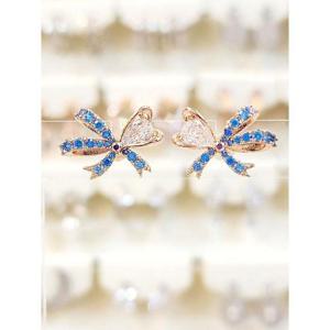 볼라레 세이브존03 볼라레 아쿠아프릴리본 화이트물방울Q 은침귀걸이 SAVSSS1517