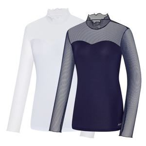 비티알 BTR 골프 여성 여름 메쉬 레이어 긴팔 티셔츠 디바(여) BST4982W