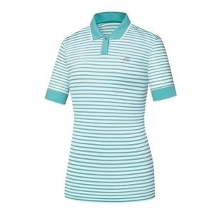 비티알 여성 여름 폴리 스판 메쉬 카라 반팔 티셔츠 세이셀(여) BTT4810W