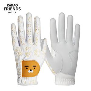 카카오프렌즈 골프 라이언 반양피 여자 여성 양손 골프장갑
