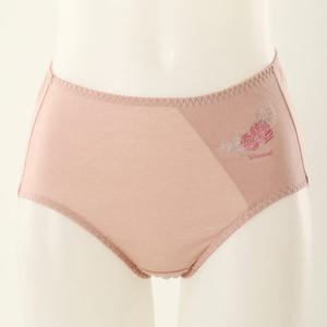 [와코루] 면100프로 데일리 자수팬티 밑위높은 면팬티  (WPT4122)