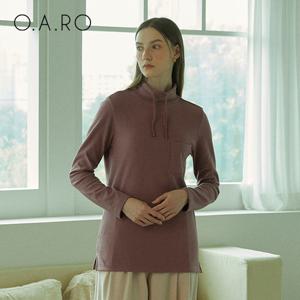 ANC_[오아로][1종] 반목 기모티셔츠 핑크_QAFFT152