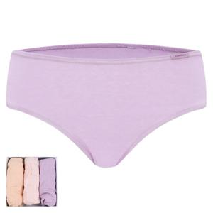 제임스딘 여성 편한 미디 삼각 순면 팬티 3매 세트