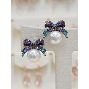 볼라레 세이브존03 볼라레 로칼라 리본진주 은침귀걸이 AGSSS1669A