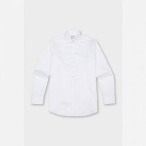 [예작(셔츠)]면 혼방 솔리드 슬림핏 셔츠 (YJ4FUS006)