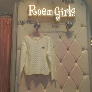 로엠걸즈 DP01 단정한  케이블 스웨터 RGKA2512P