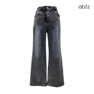 [에이비에프지]기모 데님 와이드 팬츠 APZ1HE35A