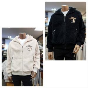 [지프](공용 )   뽀글이 속퀄팅누빔 후드점퍼 JP4JPU260_BP