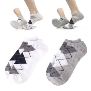 국산 남성 패션 캐주얼 발목양말(아가일) 5켤레 묶음