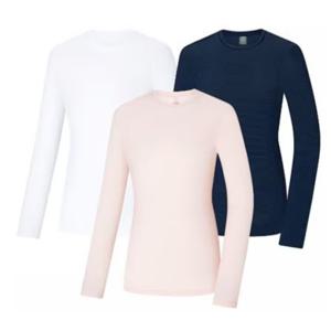 [콜핑]LD08 여성 봄/여름 냉감 아이스본 라운드 긴팔등산티 KVT4362W