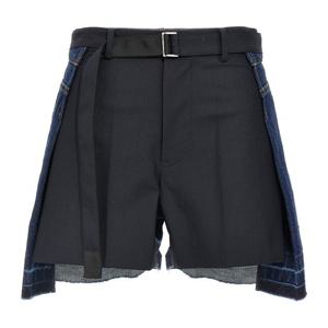 사카이 코튼 데님 울 인서트 쇼츠 2507828 210