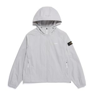 내셔널지오그래픽N252WFT140 여성 아델리 경량 우븐스트레치 풀집업 후드 점퍼 SILVER GREY