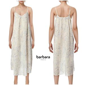 [바바라(언더웨어)]마블링 아사면 롱 나시 여성잠옷AFS4595S